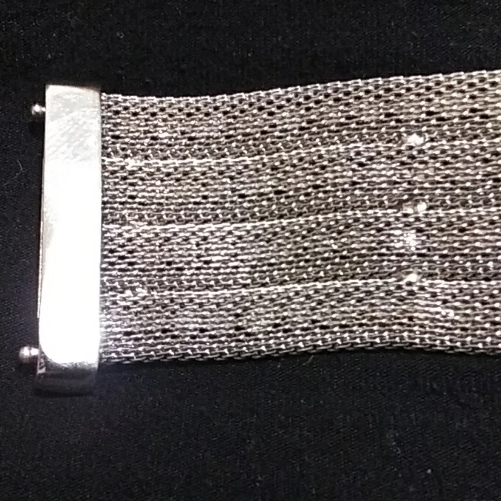 COPY - Mesh rhinestone bracelet - Picture 5 of 16